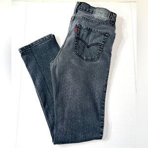 Levi’s 510‎ Jeans Men’s 30x32 Black Skinny Fit Grunge Punk Alt Biker Stretch